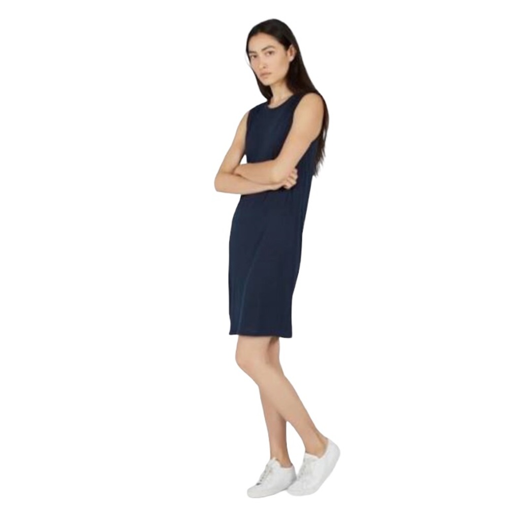 EverLane classic weekend black tank top dress